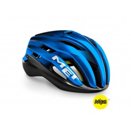 CASCO MET Helmet Road Trenta MIPS Black Blue Metallic/Matt Glossy M (56-58 cm)