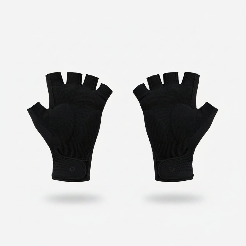 Jip Carbono Guantes Cortos Hiru black