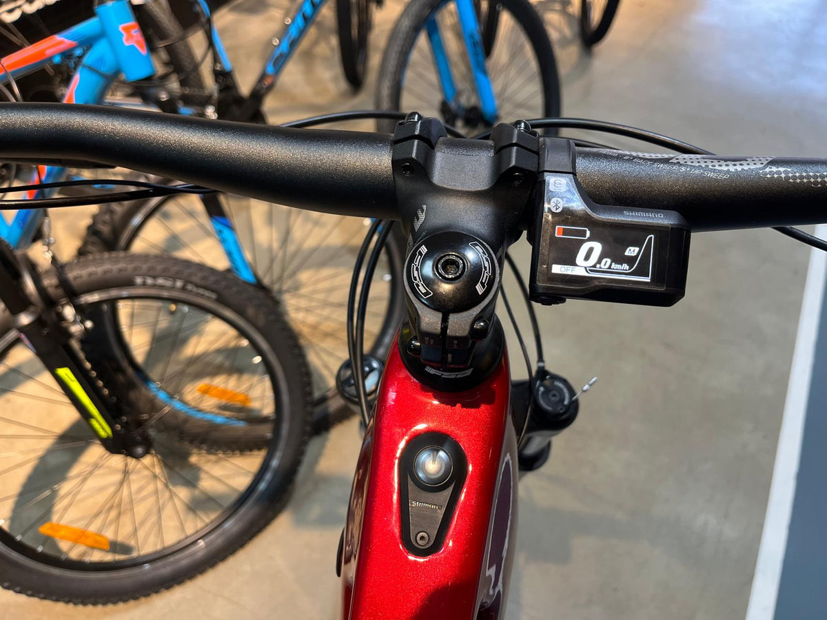 BICI OCASIÓN ELÉCTRICA MENDI EX40 CARBONA ROJA L